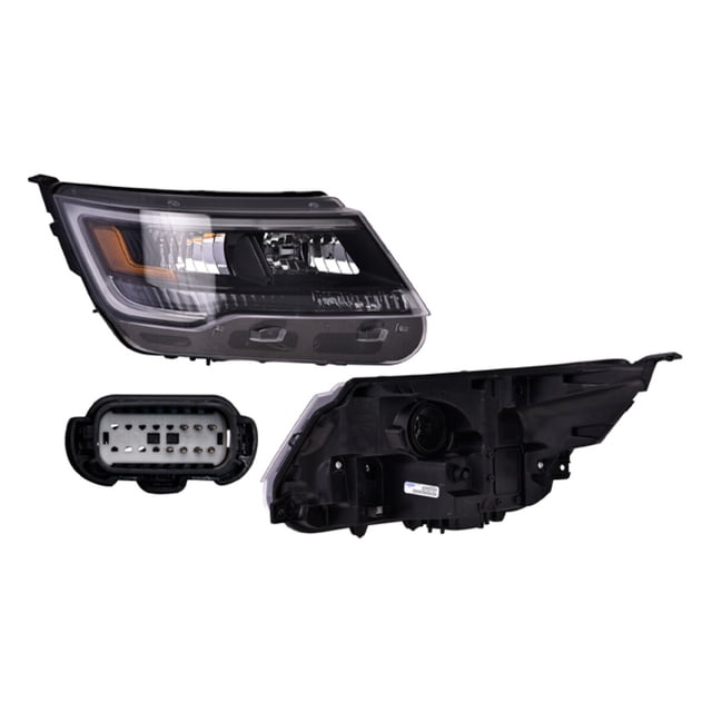Faro Explorer DEPO 2016 A 2019 Ford Der Fdo Negro P/Foco Xenón C/Luz Día