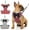 Red & Gray, variant on 1/2PCS Small Dog Harness and Leash Set - No Pull Pet Harness with Soft Mesh Nylon Vest for Small Dogs and Cats