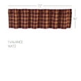 thumbnail image 2 of VHC Brands Heritage Farms, Primitive, Hanging Loops, Curtain, Check Valance, 16x72, 2 of 5