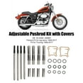 thumbnail image 3 of Adjustable Pushrod Kit With Covers, 93-5095 Solid Construction  For Touring 1999 To 2017, 3 of 8