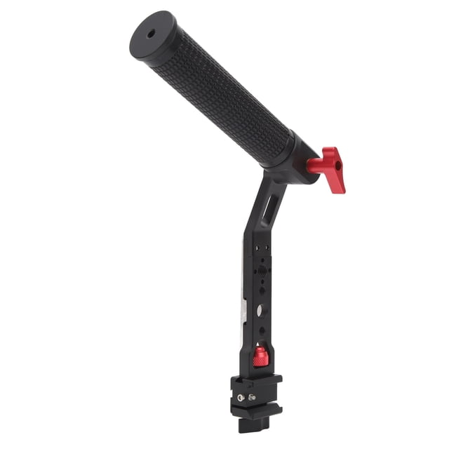 Empuñadura estabilizadora empuñadura ajustable Disparo en varios ángulos Agujeros de tornillo de 1/4 de pulgada para Ronin RS3 para Ronin RSC2 ANGGREK Otros
