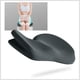thumbnail image 3 of Cómodo cojín de asiento de espuma viscoelástica Corrector de postura ergonómico Cojín de asiento antideslizante Cojín de silla para aliviar el dolor - GRIS Sunnimix Cojín de asiento de espuma viscoelástica, 3 of 7