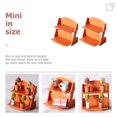 thumbnail image 3 of 2pcs Mini House Double-tier Shelf Model Miniature Flower Stand Rack Doll House Furniture Model, 3 of 8