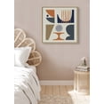 thumbnail image 5 of Kate and Laurel Sylvie Abstract Mid Century Modern I Framed Canvas Wall Art by Rachel Lee of My Dream Wall, 30x30 Natural, Decorative Abstract Art for Wall, 5 of 6