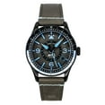 thumbnail image 1 of AVI-8 Flyboy Airmaster GMT Leather Strap Grey Dial Automatic AV-4128-05 Men's Watch, 1 of 1