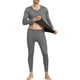 thumbnail image 1 of Ropa interior térmica para hombre, calzoncillos largos con forro de lana, conjunto de ropa interior larga para clima frío, parte superior e inferior de invierno, 1 of 7