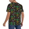 thumbnail image 2 of Fotbe Pineapples Baseball Jersey Shirt for Men and Women, Casual Short Sleeves Button Down T-Shirt-Medium, 2 of 9