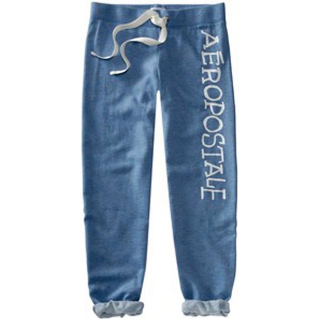 Aeropostale - Pantalones de chándal informales y cómodos para mujer, azul, XX-Small