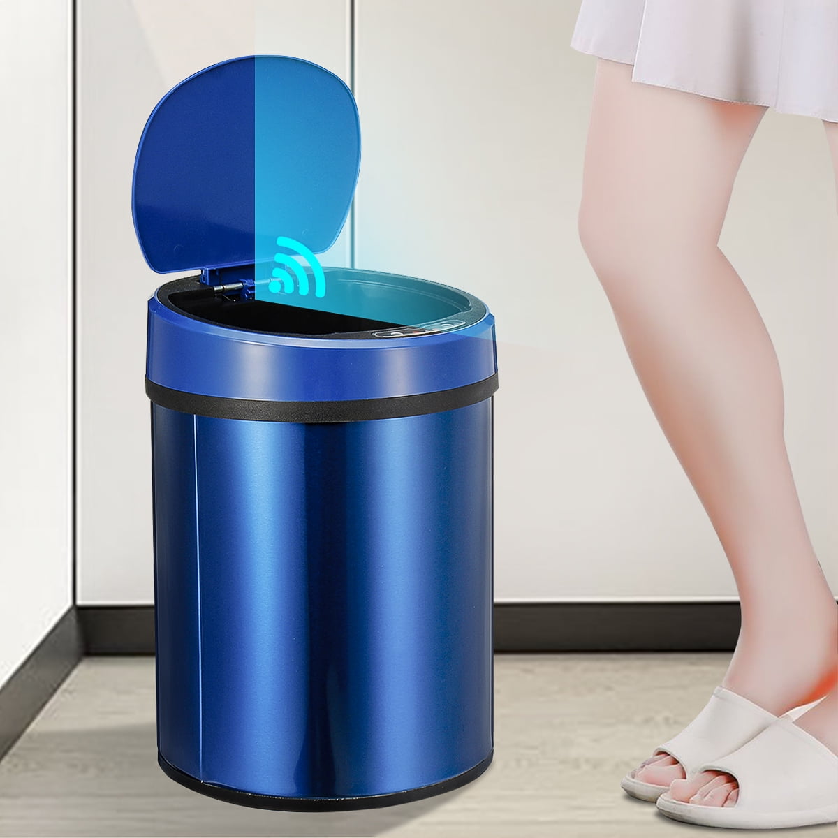 Buy OUSGAR 2.1 gal Mini Automatic Smart Waste Bin Trash Can Dustbin