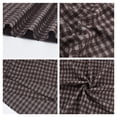 thumbnail image 4 of Coconut Brown Tweed Fabric 59x39 Inches Fiber and Wool Plaid Woven Fabrics Tartan Tweed Fabric, 4 of 5