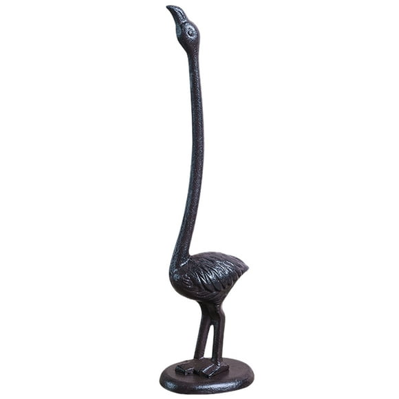 Paper Towel Holder Countertop Flamingo Statue Kitchen Roll Paper Dispenser Stand