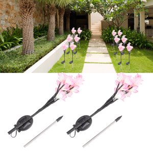 Fleurs solaires lumières, Solar Garden lumières extérieures décoratives, étanches à l'extérieur LED Lumière décorative de jardin pour jardin extérieur Patio