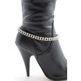 thumbnail image 6 of Women Boot Bracelet Silver Metal Chains Motorcycle Bling Anklet Charm High Heel, 6 of 6