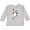 thumbnail image 3 of Inktastic Sorry, I'm a Bit MOOdy Today Cute Cow Pun Boys or Girls Long Sleeve Toddler T-Shirt, 3 of 5