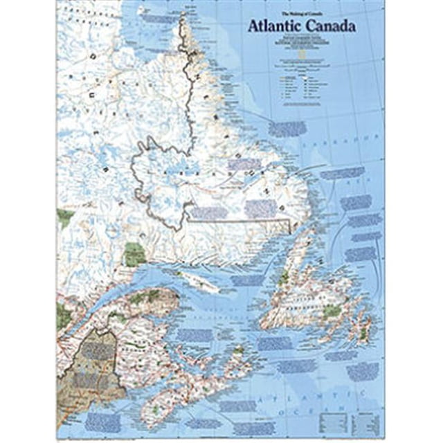 National Geographic Maps RE01020529 Canada Classic Laminated