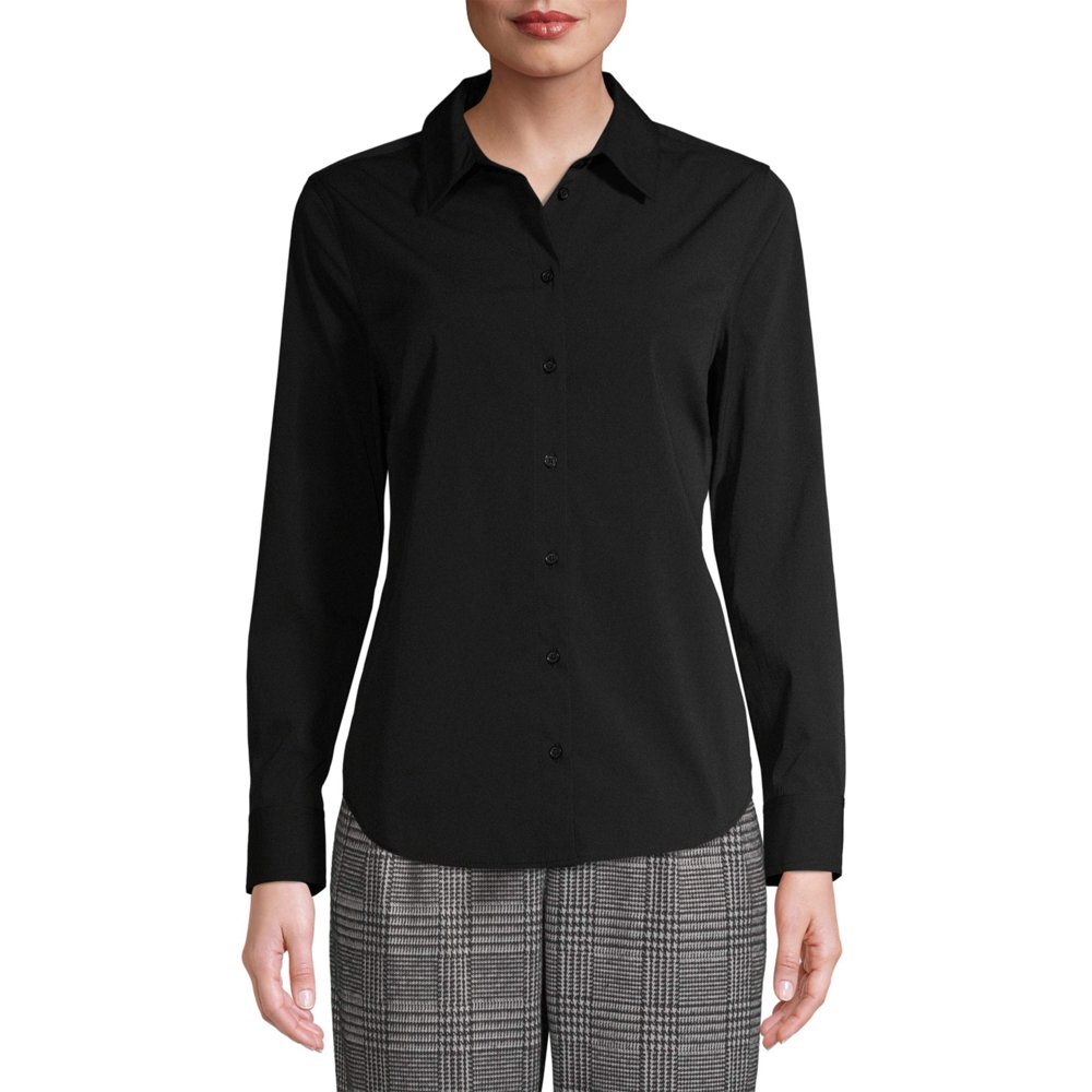 Time and Tru Time and Tru Women's Classic Career Shirt