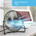 thumbnail image 6 of Airtek  High Velocity Desk Fan, 3-Speed Electric Fan with Metal Blades and Safety Grilles, 6 of 10