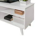 thumbnail image 5 of Madesa TV Stand Entertainment Center with 4 Shelves and Cable Management for 55, 65 Inch TV Media Storage Gaming Media Console Living Room and Bedroom Modern Wooden Television - White, 5 of 5