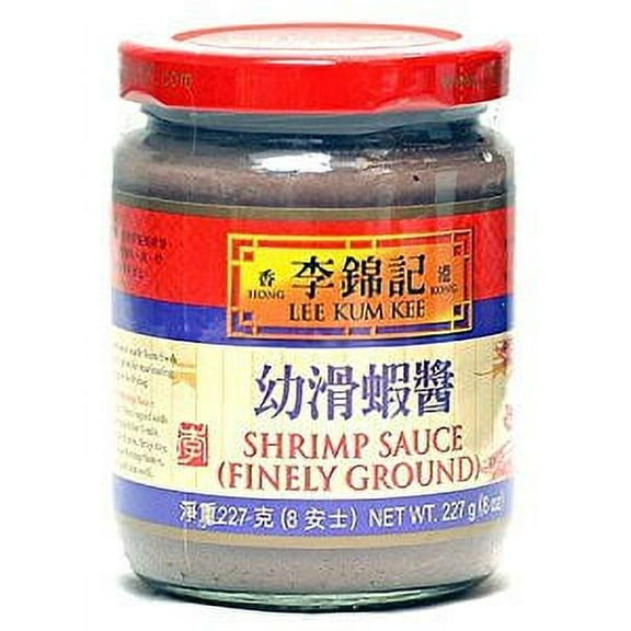 NineChef Bundle - Lee Kum Kee Fine Shrimp Sauce 8-Ounce Jars (Pack of 4)   1 NineChef Brand ChopStick