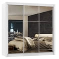 thumbnail image 1 of Ropero Closet Madesa Monaco 3 Puertas Corredizas con Espejo Blanco 10933E, 1 of 9