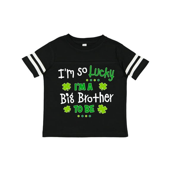 Inktastic Im So Lucky Im a Big Brother to Be Boys Toddler T-Shirt