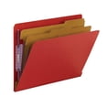 thumbnail image 6 of 2 in. Expansion End Tab Pressboard Classification Folders with 6 SafeSHIELD Fasteners - Letter Size/Bright Red (10/Box), 6 of 7