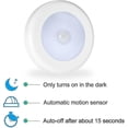 thumbnail image 5 of (6 Pack) Led Sensor Lights, Motion Sensor Lights, Closet Lights, Battery Powered (not Included), Led Lights For Stairs, Cabinets, Closets, Easy Instal, 5 of 5