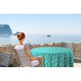 thumbnail image 2 of Vargottam Indoor/OutdoorRoundTablecloth 58 InchRoundTablecloth Waterproof PatioTableCloths,Spring/SummerTableCovers For Backyard CircularTable/Bbqs/Picnic -Turquoise Blue, 2 of 8