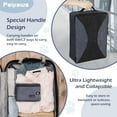 thumbnail image 2 of Portable Cat Travel Litter Box with Zipped Lid, Collapsible & Leakproof for Hotels, Camping, Car, 2 of 5