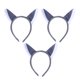 thumbnail image 1 of Diademas de orejas de lobo de Halloween de 3 piezas para mujeres y niñas, diadema de fiesta para Cosplay, 1 of 4