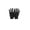 Black, variant on Thick Cotton Work Gloves, L Size 8.66in, White Breathable Protective Gloves for Hand Care Jewelry Photography Daily Labor Tasks
