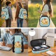 thumbnail image 3 of Pzuqiu Ice Cream Capybara 4-Piece Girls Backpack Set - 17 Inch Large Capacity Schoolbag with Insulated Lunch Box Pencil Case Water Bottle Holder Bookbag for Girls 10-12 Elementary Middle School, 3 of 7