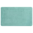 thumbnail image 6 of Oliver Brown Solid Print Traditional Bath Rugs, Blue, 20" x 32", 6 of 7