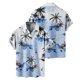 thumbnail image 3 of Camisas Hombre Camiseta de hombre informal con diseño de moda superior con estampado de calle al libre con estampado 3d de árbol de (Navy, XS), 3 of 5