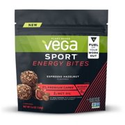 Vega Sport Energy Bites, Espresso Hazelnut, 4 Servings