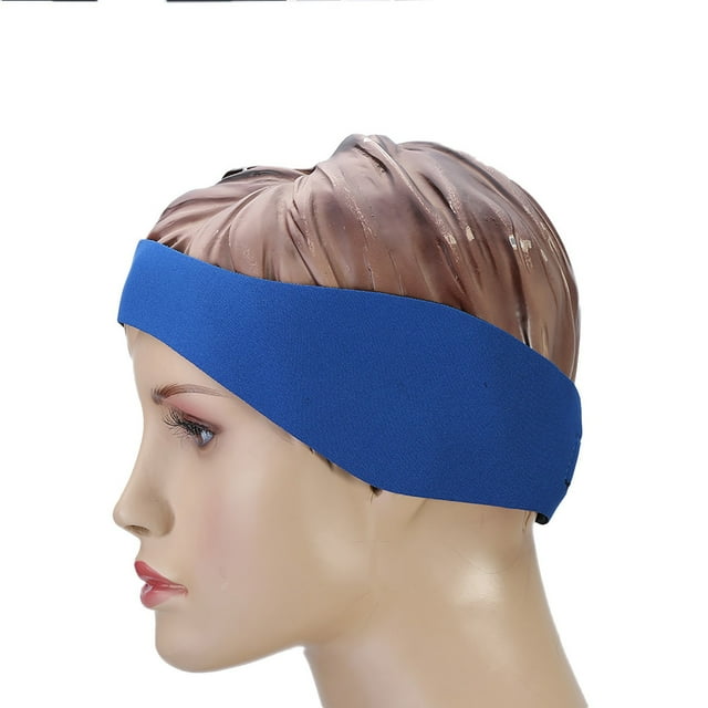 Banda para la Cabeza, Banda para la Cabeza para Nadar, Banda Para El Cabello Elérstica de Neopreno para Nadar, Niños, Adultos, Ajustable, Azul, Púrpura, Rosa, M L L L L L L L