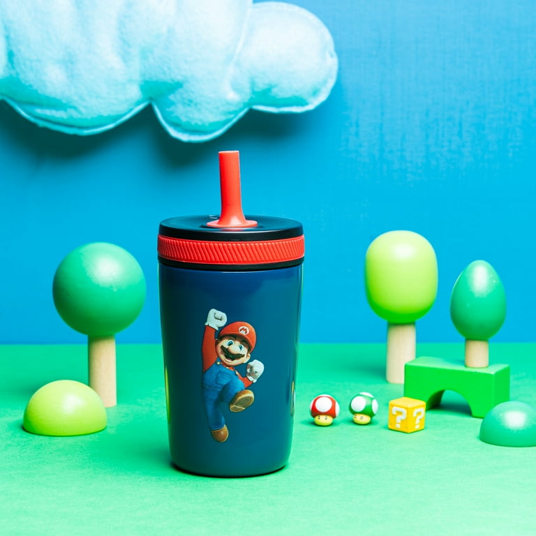 Zak Designs 12oz The Super Mario Bros. Movie Kelso Toddler Cups