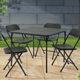 thumbnail image 7 of Mainstays 6 Pack Resin Folding Chair, Black, 7 of 7