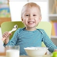 thumbnail image 5 of Hukapapa - Juego de 4 cucharas y tenedores portátiles de acero inoxidable de grado alimenticio 304 para niños con diseño de oso lindo, 5 of 5