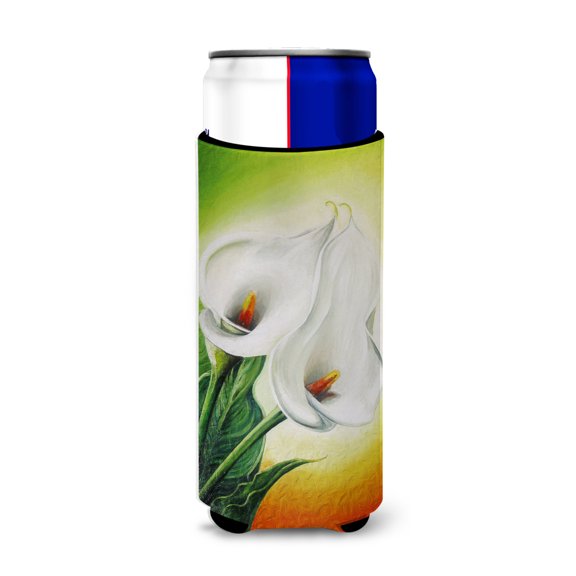 Lilies by Sinead Jones Ultra Hugger for slim cans