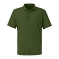 thumbnail image 2 of CCRFTGI Polo Shirts for Men Moisture Wicking Performance Quick Dry Short Sleeve Golf Polos for Men Casual Golf Tennis Summer Tops Plain Pique Shirts Army Green XL, 2 of 9