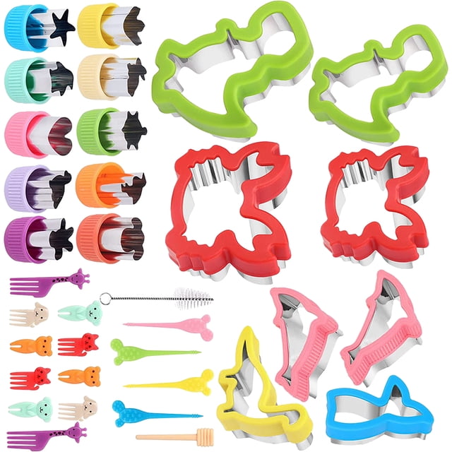 kurtrusly Moule à Pain Cookie Cutter Bundle Facile à Nettoyer Résistant à la Rouille Moule à Biscuits Durable Abordable