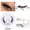 1 Pair LZ02, variant on 3D Faux Mink Magnetic False Eyelashes, Natural Look No Glue Reusable Easy Apply Lashes