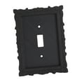 thumbnail image 4 of WLPZXP Light Switch Cover Plate Black Decorative for Household Bathroom Living Room Style A, 4 of 9