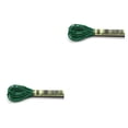 thumbnail image 2 of Yuarrent Hilo de cableado de punto de cruz Línea de bordado de fibra de poliéster artesanal diferente para accesorio de regalo de Navidad Verde oscuroE699 2piezas, 2 of 6