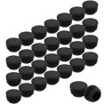 thumbnail image 4 of 40 PCS enchufes de plástico Tubas Tapas del extremo de la silla Tapas de tubo redondas muebles redondos deslizadores deslizadores para silla muebles estante de gabinete, 4 of 5
