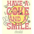 thumbnail image 2 of Men's Coca Cola Unity Have a Coke and a Smile Peace Graphic Tee Beige X Large, 2 of 4