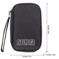 thumbnail image 3 of Organisateur Électronique Portable Mini Sac de Rangement pour Câbles avec Poignée, 3 of 10