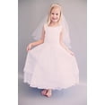 thumbnail image 2 of Big Girls' First Communion Lace Trim Tulle Wedding Flowers Girls Dresses White Size 8, 2 of 6
