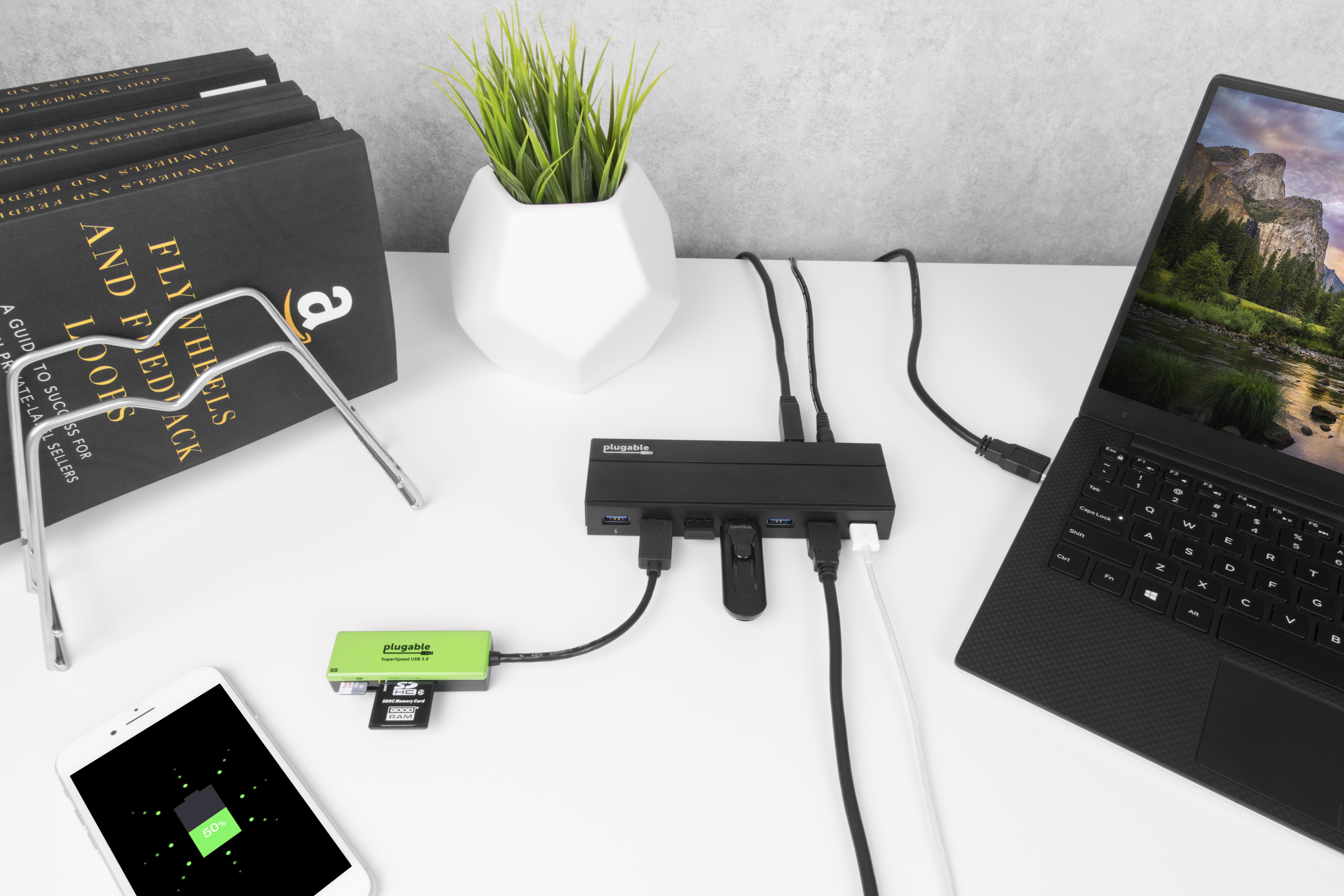 Plugable 7-Port USB 3.0 Hub with 36W Power Adapter - image 2 of 4